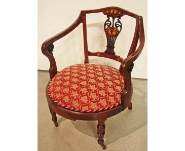 Antique English Low Chair - SOLD