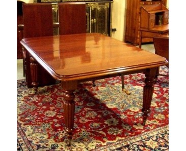 Extendable Victorian Mahogany Dining Table