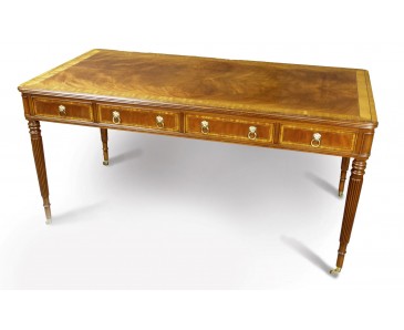 Mahogany Writing Table Desk by E.J.Victor - SOLD