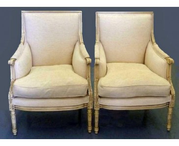 French armchairs in the Louis XVI manner