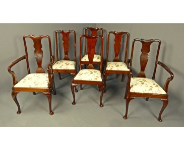 Queen Anne Dining Chairs - 6