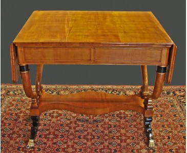 Antique Biedermeier Sofa Table