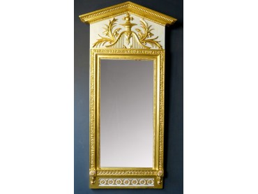 Gustavian Empire Swedish Mirror labelled Jon Frisks