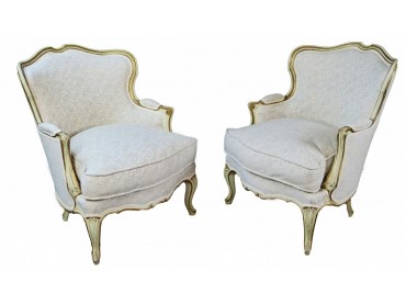 Antique Pair of Armchairs - Louis XV style