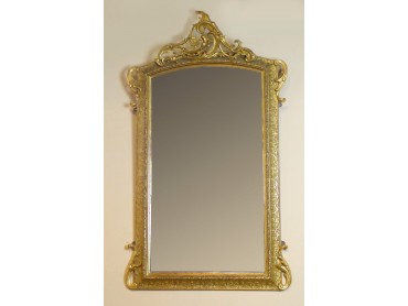 Antique English 19th Century Gilt wood Mirror