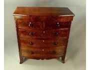 Georgian Bowfront Chest of Drawers 