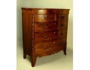 Georgian Bowfront Chest of Drawers 