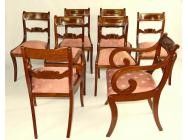 Regency Dining Chairs - Set of 8 - SOLD