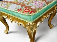 Gilt French Louis XV style Stool - SOLD