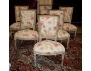 Louis XVI style set of 6 Dining Chairs
