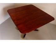 Antique mahogany dropleaf table - Regencia