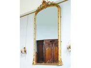 Grand Victorian Gilt Wood Mirror