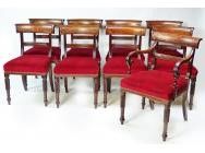 Antique Dining Chairs - set of 9 - SOLD