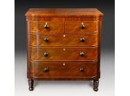 Antique Mahogany Chest of Drawers - William IV - SOLD
