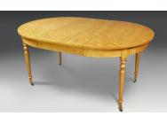 Biedermeier Round Dining Table Extendable - SOLD