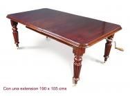 Victorian Dining Table Extends to 229x105 cms - ON HOLD