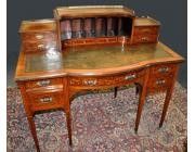 Antique Desk Rosewood with Marquetry - Maple & Co 