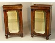 Antique pair of Display Cabinets - Regency period   