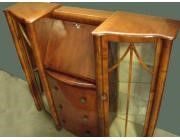 Bureau Art Deco with Twin Displays and Drawers