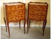Pair of Bedside cabinets in the Louis XV manner