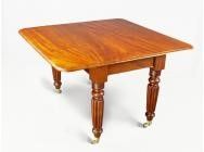 Antique Drop Leaf Dining Table Extendable to 210 cms - SOLD