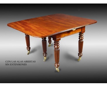 Antique Dropleaf Dining Table extends to 2.50m - Gillows  - SOLD
