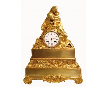 Empire French Gilt Clock - SOLD