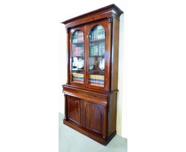Antique Mahogany Bookcase 