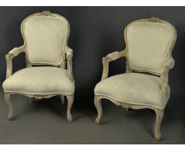 Louis XV style armchairs - Chabby Chic