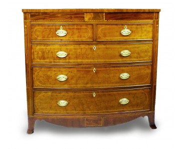 Georgian Chest of Drawers Inlaid - SOLD