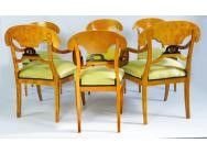 Biedermeier Swedish Dining Chairs - Set of 6 