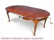 Antique Dining Table Round - Extends to 2,96m - SOLD