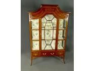 Antique Display Cabinet - Dutch top - SOLD