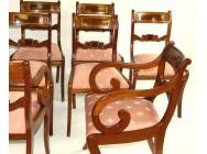 Regency Dining Chairs - Set of 8 - SOLD