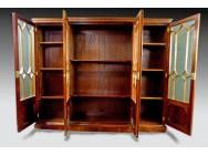 English Breakfront Bookcase Maple & Co - SOLD