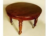 Antique Dining Table - Round with Extension - SOLD
