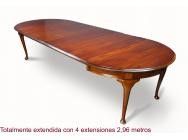 Antique Dining Table Round - Extends to 2,96m - SOLD