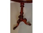 Antique Tripod table- Chess Marquetry