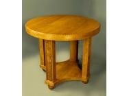 Art Deco Oak Round Table - SPECIAL OFFER