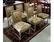 Antique Dining Chair Set of 6 - Napoleon III