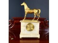 Antique French Clock with Horse