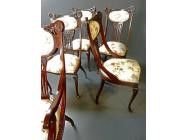 Art Nouveau 6 Dining Chair set - SOLD