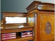 Pair of Victorian Breakfront Bookcases by W.Walker, London - SOLD
