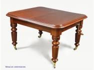 Antique Dining table - Solid Mahogany - SOLD
