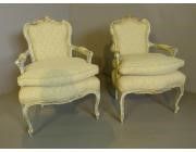 Antique Louis XV style armchairs