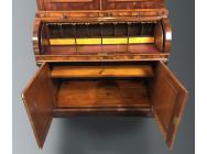 Antique Bureau Bookcase with Cylinder Top - SOLD