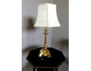 Antique Gilt Brass Lamp - Dated 1883 - SOLD