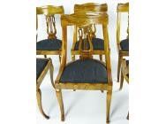Biedermeier Dining Chairs - Northern Italy -6