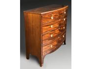 Antique English Bowfront Commode  - SOLD