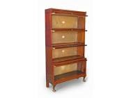 Modular Bookcase with Leaded Glass - Glasgow - SOLD